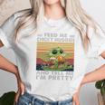 Baby Yoda Feed Me Chicky Nuggies And Tell Me Im Pretty Unisex T-Shirt Gifts for Her