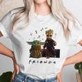 Baby Yoda And Baby Groot Friends Unisex T-Shirt Gifts for Her