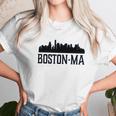 Boston Massachusetts Skyline City Silhouette Youth Unisex T-Shirt Gifts for Her