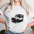 Brown Land Rover Defender Illustation - Autonaut Unisex T-Shirt Gifts for Her