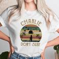 Charlie Dont Surf Retro Vintage Unisex T-Shirt Gifts for Her