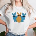 Easter For Men Hip Trio Bunnies Funny Graphic Hipster Easter Bunny Unisex T-Shirt Gifts for Her