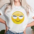 Emoji Cool Shades Smiley Face Sunglasses Confident Awesome Unisex T-Shirt Gifts for Her