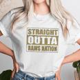 Expression Straight Outta Rams Nation Football Unisex T-Shirt Gifts for Her