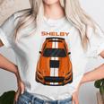 Ford Mustang Shelby Gt500 2020 2021 Twister Orange White Stripes Unisex T-Shirt Gifts for Her