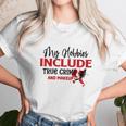 My Hobbies Include True Crime And Makeup Crime Junkie Unisex T-Shirt Gifts for Her