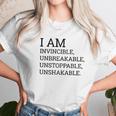 I Am Invincible Unbreakable Unstoppable Unshakable Unisex T-Shirt Gifts for Her