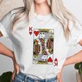 King Of Hearts Blackjack Cards Poker Unisex T-Shirt Gifts for Her