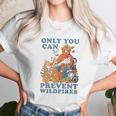 Luv Smokey Bear Only You Can Prevent Wild Fires Ringer Unisex T-Shirt Gifts for Her