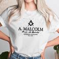 A Malcolm Printer And Bookseller Unisex T-Shirt Gifts for Her