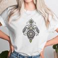 Mirrored Ornate Elephants Henna Art Unisex T-Shirt Gifts for Her