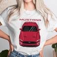 Mustang Gt 2018 To 2019 Ruby Red Unisex T-Shirt Gifts for Her