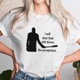 Negan Shut Down No Exceptions Walking Dead Unisex T-Shirt Gifts for Her