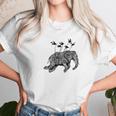 Ornate Elephant Tee Henna Mehndi Flying Unisex T-Shirt Gifts for Her