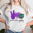 Peace Love Gators Crocodile Lovers Alligator Unisex T-Shirt Gifts for Her