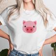 Pig Emoji Cute Porky Head DesignLittle Pink Pig T Shirt Unisex T-Shirt Gifts for Her