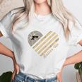 Purdue Boiler Up Heart Unisex T-Shirt Gifts for Her