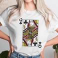 Queen Of Clubs Blackjack Playing Cards Unisex T-Shirt Gifts for Her