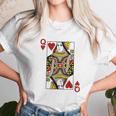 Queen Of Hearts Blackjack Cards Unisex T-Shirt Gifts for Her