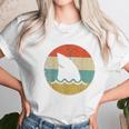 Shark Fin Retro Style Shark Unisex T-Shirt Gifts for Her