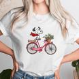 Snoopy And Bicycle Shirt Unisex T-Shirt Gifts for Her