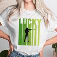 St Patricks Day Lucky Shooting Funny Sport Lovers Gift Unisex T-Shirt Gifts for Her