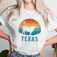 Texas Longhorn Cow Vintage Texan Cattle Herd Retro Unisex T-Shirt Gifts for Her