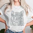 Tribal Wolf Design Unisex T-Shirt Gifts for Her