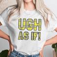 Ugh As If Cher Horowitz Yellow Plaid Lettering Unisex T-Shirt Gifts for Her