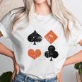 Vintage Poker Playing Cards Unisex T-Shirt Gifts for Her