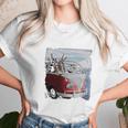 Volkswagen Santa And Reindeer Camper Van Unisex T-Shirt Gifts for Her