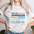 Vote The Rock 2020 President Dwayne Johnson Election Black T-Shirt Unisex T-Shirt Gifts for Her