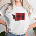 Washington State Seattle Flannel Plaid Unisex T-Shirt Gifts for Her