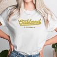 Yellow Vintage Retro Oakland California Bay Area Unisex T-Shirt Gifts for Her