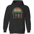 33 Years Old Vintage March 1988 33Rd Birthday Awesome Hoodie