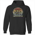 38 Years Old Vintage April 1983 Limited Edition 38Th Birthday Hoodie