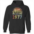 44 Years Old Birthday Awesome Since May 1977 44Th Birthday Hoodie