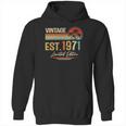 51 Years Old Gifts Vintage Est 1971 Limited Edition 51St Bd Hoodie