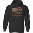 65Th Birthday Born 1957 Vintage Limited Edition 65 Birthday Hoodie