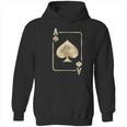 Ace Of Spades Playing Card Halloween Glam Hoodie