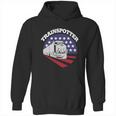 American Trainspotter Train America Trainspotting Trains Gift Graphic Design Printed Casual Daily Basic Hoodie