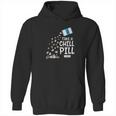 Animal Meme Gift Chill Pill Pun Chinchilla Hoodie