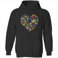 Artist Elements Of Art Heart Shape Colorful Painter Hoodie