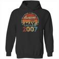 Awesome Since May 2007 15Th Birthday Gift 15 Years Old Boy Hoodie