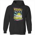 Back To The Future Delorean Sunrise Cartoon Hoodie