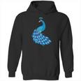 Blue Peacock Animal Peacock Hoodie