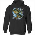 Bluegill Illustration Fishing Hoodie