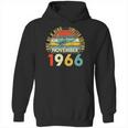 Born In November 1966 55Th Birthday Gift Retro 55 Years Old Hoodie