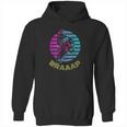 Braaap Vintage Motocross Dirt Bike Sunset Hoodie