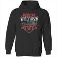 Brisco Brands Wisconsin Badger State Hoodie